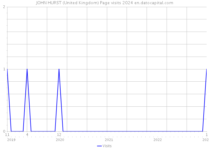 JOHN HURST (United Kingdom) Page visits 2024 
