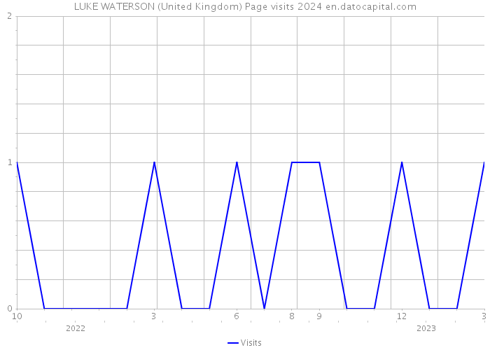 LUKE WATERSON (United Kingdom) Page visits 2024 