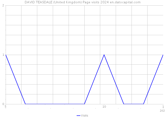 DAVID TEASDALE (United Kingdom) Page visits 2024 