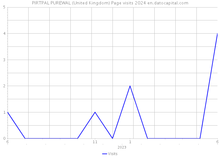PIRTPAL PUREWAL (United Kingdom) Page visits 2024 