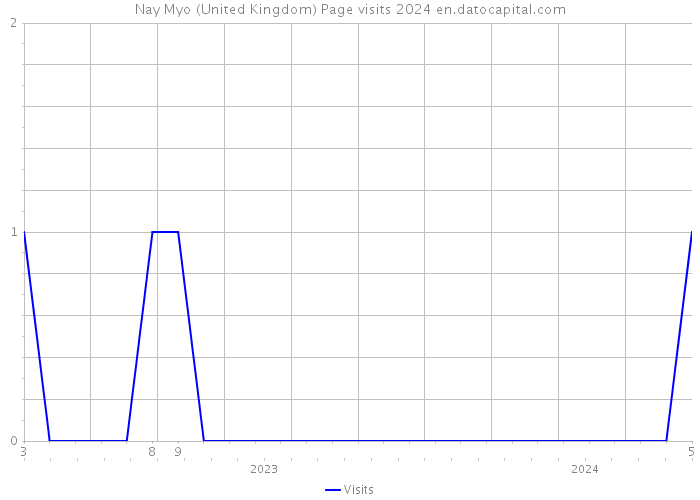 Nay Myo (United Kingdom) Page visits 2024 
