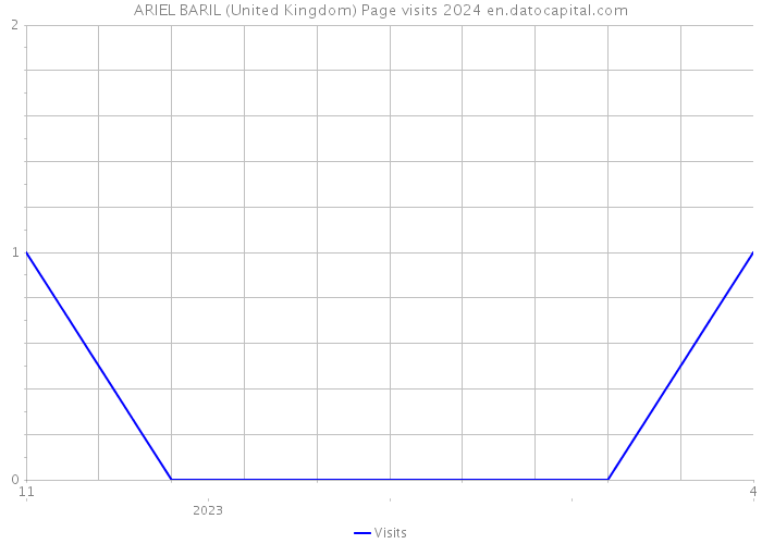 ARIEL BARIL (United Kingdom) Page visits 2024 
