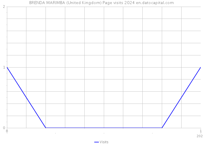 BRENDA MARIMBA (United Kingdom) Page visits 2024 