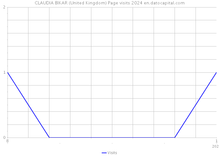 CLAUDIA BIKAR (United Kingdom) Page visits 2024 
