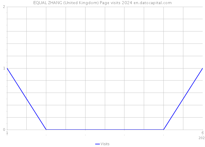 EQUAL ZHANG (United Kingdom) Page visits 2024 