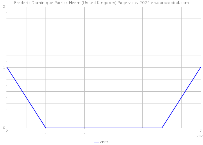 Frederic Dominique Patrick Heem (United Kingdom) Page visits 2024 