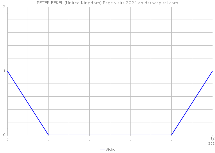 PETER EEKEL (United Kingdom) Page visits 2024 