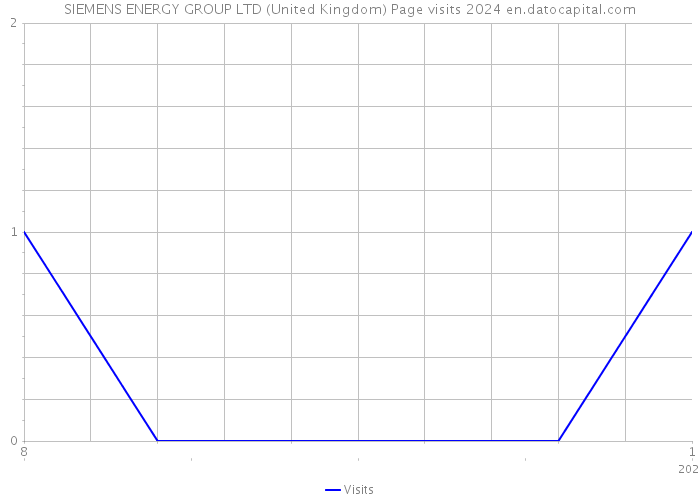 SIEMENS ENERGY GROUP LTD (United Kingdom) Page visits 2024 
