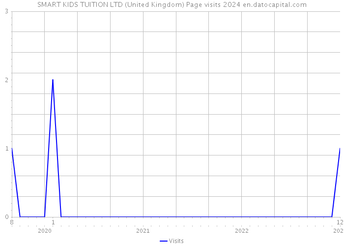 SMART KIDS TUITION LTD (United Kingdom) Page visits 2024 