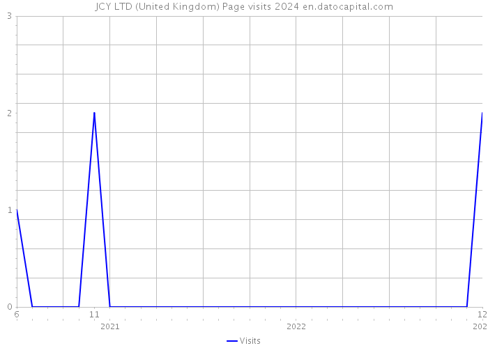 JCY LTD (United Kingdom) Page visits 2024 