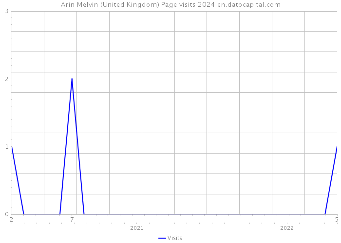 Arin Melvin (United Kingdom) Page visits 2024 