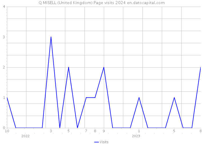 Q MISELL (United Kingdom) Page visits 2024 