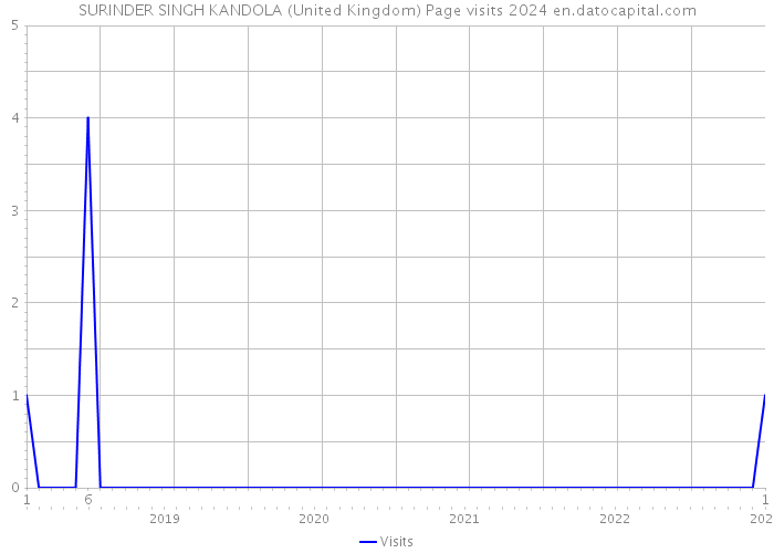 SURINDER SINGH KANDOLA (United Kingdom) Page visits 2024 