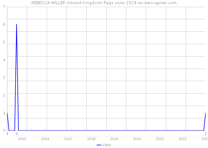 REBECCA MILLER (United Kingdom) Page visits 2024 