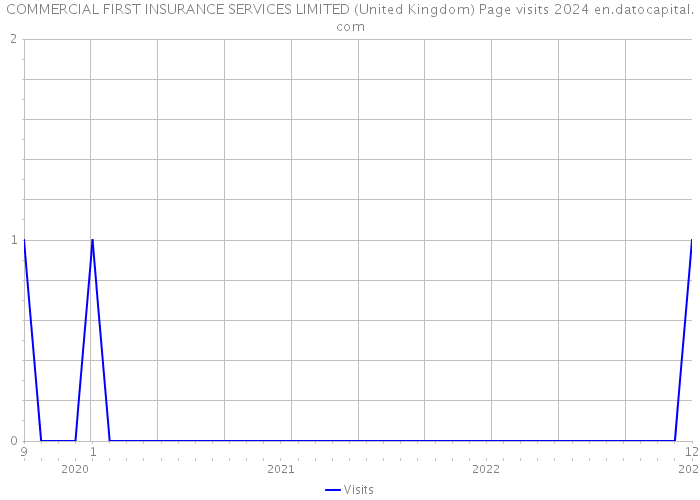 COMMERCIAL FIRST INSURANCE SERVICES LIMITED (United Kingdom) Page visits 2024 