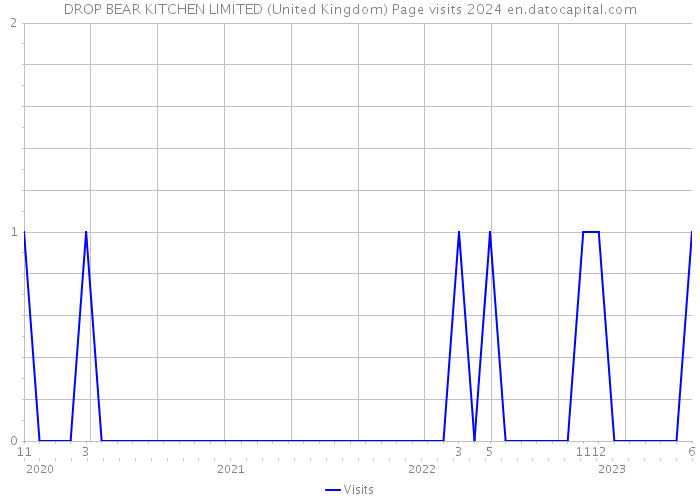 DROP BEAR KITCHEN LIMITED (United Kingdom) Page visits 2024 
