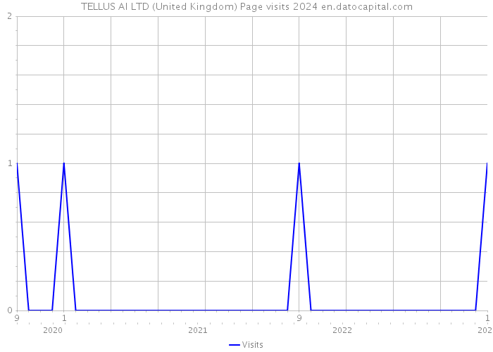 TELLUS AI LTD (United Kingdom) Page visits 2024 