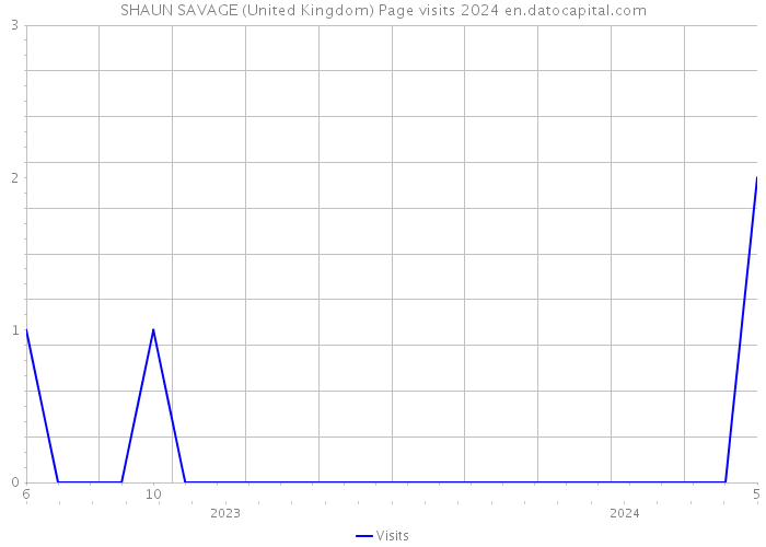 SHAUN SAVAGE (United Kingdom) Page visits 2024 