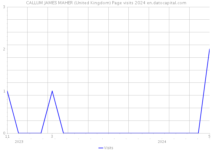 CALLUM JAMES MAHER (United Kingdom) Page visits 2024 