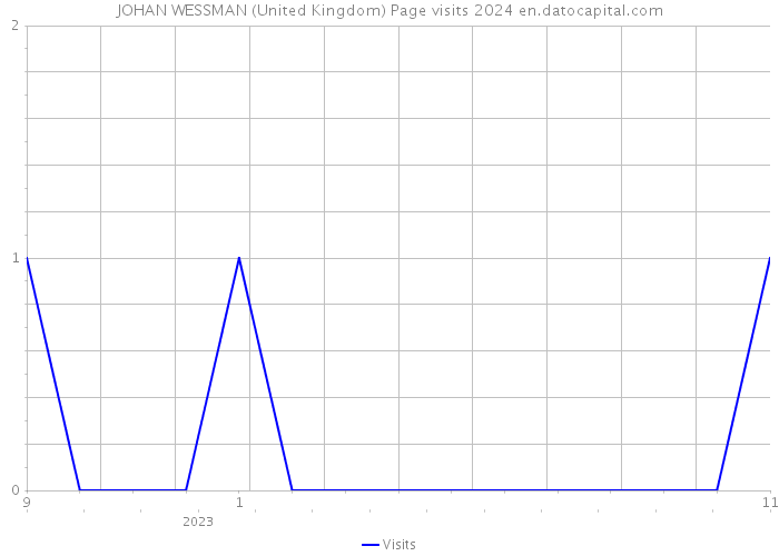 JOHAN WESSMAN (United Kingdom) Page visits 2024 