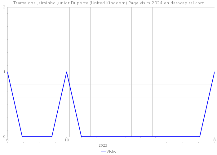 Tramaigne Jairsinho Junior Duporte (United Kingdom) Page visits 2024 