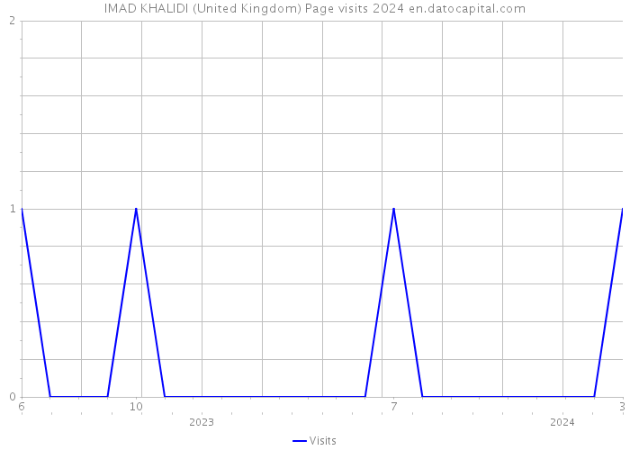 IMAD KHALIDI (United Kingdom) Page visits 2024 