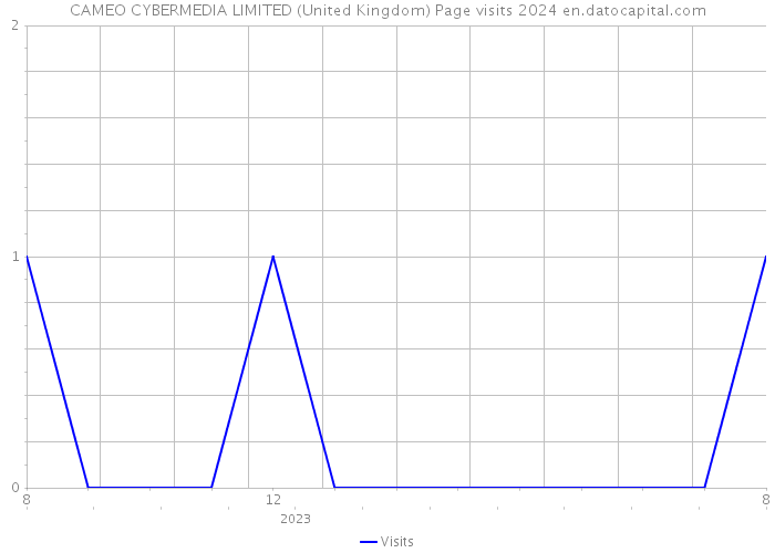 CAMEO CYBERMEDIA LIMITED (United Kingdom) Page visits 2024 