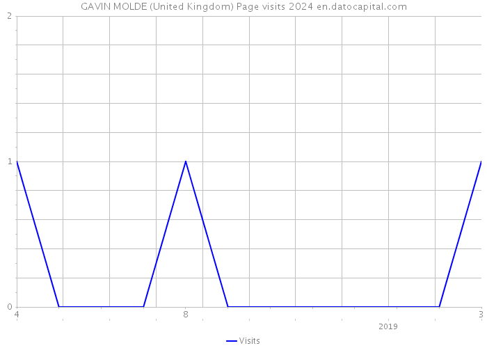 GAVIN MOLDE (United Kingdom) Page visits 2024 