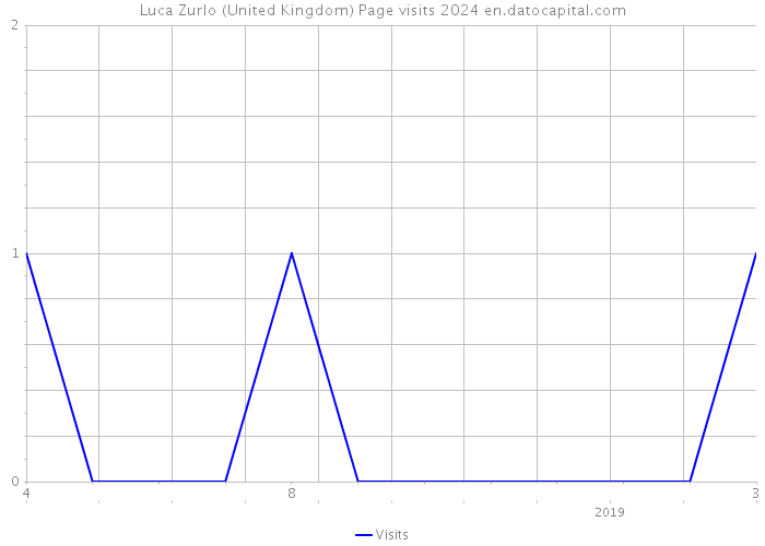 Luca Zurlo (United Kingdom) Page visits 2024 