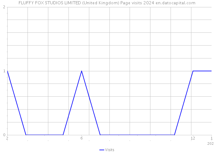 FLUFFY FOX STUDIOS LIMITED (United Kingdom) Page visits 2024 