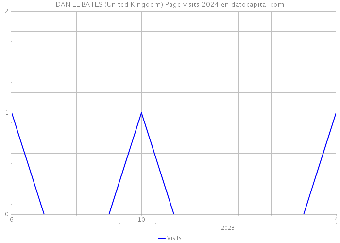 DANIEL BATES (United Kingdom) Page visits 2024 