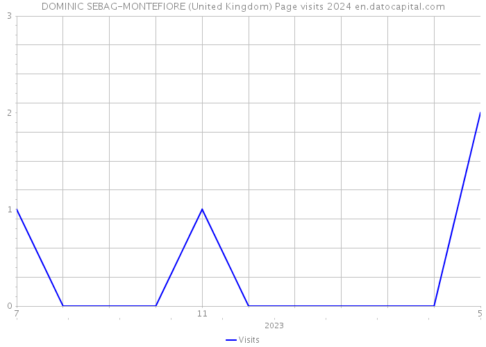 DOMINIC SEBAG-MONTEFIORE (United Kingdom) Page visits 2024 