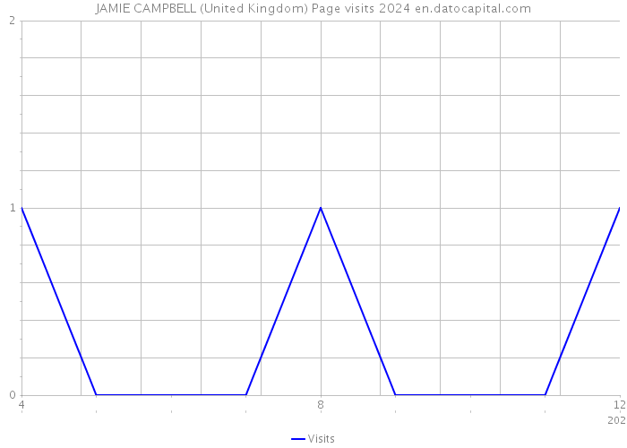 JAMIE CAMPBELL (United Kingdom) Page visits 2024 