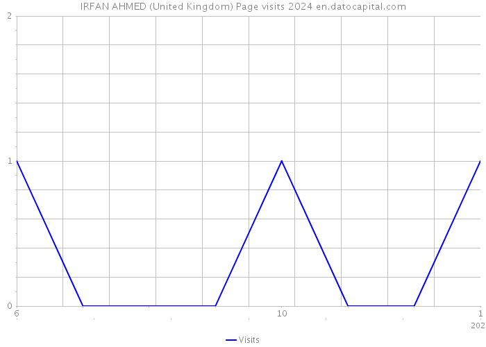 IRFAN AHMED (United Kingdom) Page visits 2024 