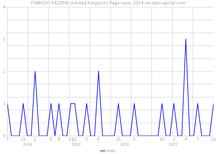 FABRIZIO FAZZINO (United Kingdom) Page visits 2024 
