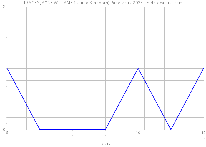TRACEY JAYNE WILLIAMS (United Kingdom) Page visits 2024 