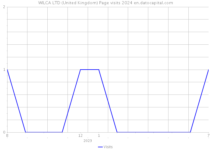 WILCA LTD (United Kingdom) Page visits 2024 