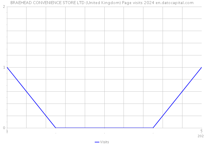 BRAEHEAD CONVENIENCE STORE LTD (United Kingdom) Page visits 2024 