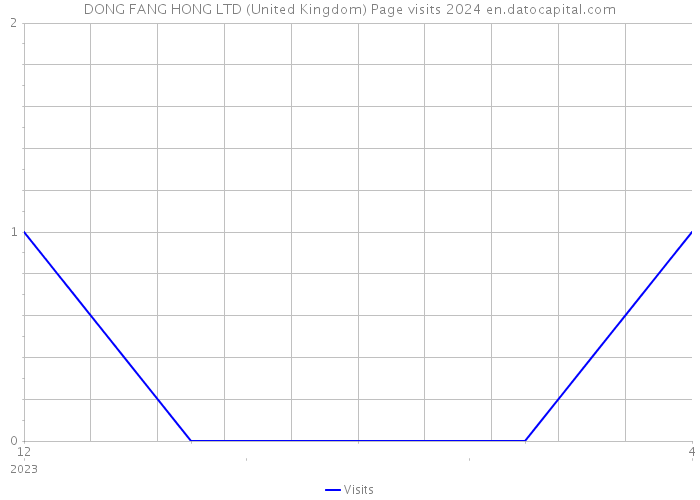 DONG FANG HONG LTD (United Kingdom) Page visits 2024 