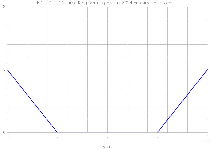EDUKO LTD (United Kingdom) Page visits 2024 