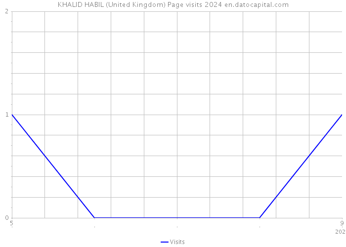 KHALID HABIL (United Kingdom) Page visits 2024 