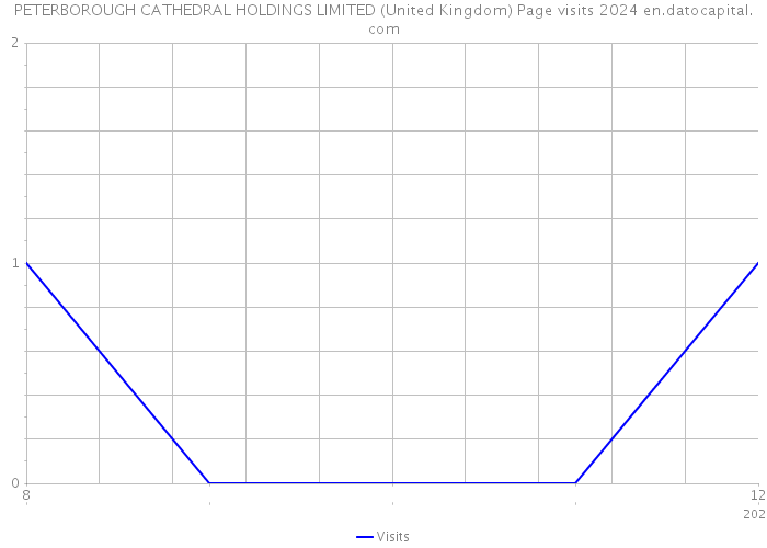 PETERBOROUGH CATHEDRAL HOLDINGS LIMITED (United Kingdom) Page visits 2024 
