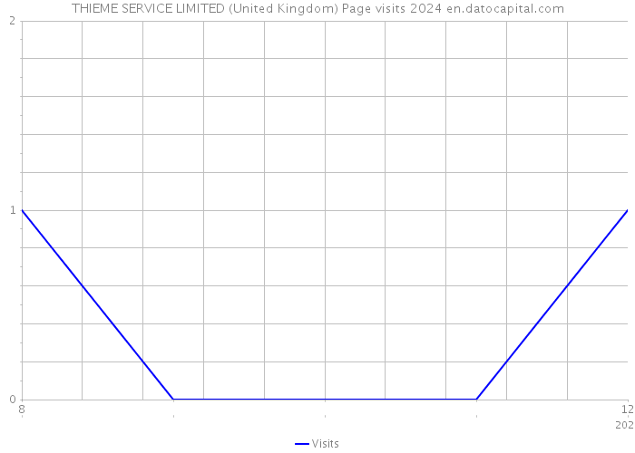 THIEME SERVICE LIMITED (United Kingdom) Page visits 2024 