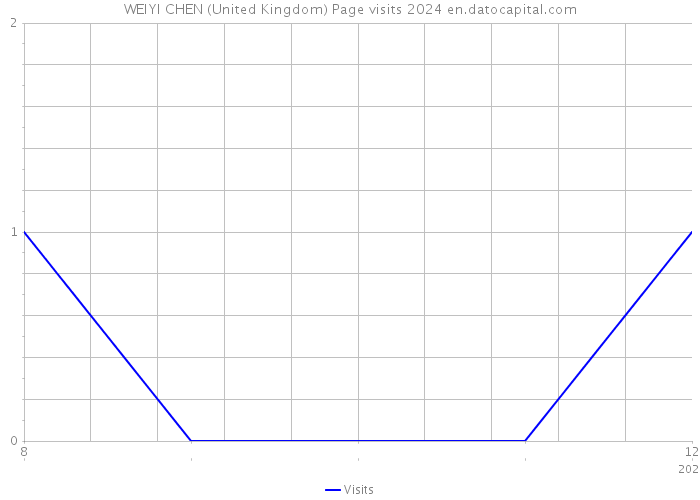 WEIYI CHEN (United Kingdom) Page visits 2024 