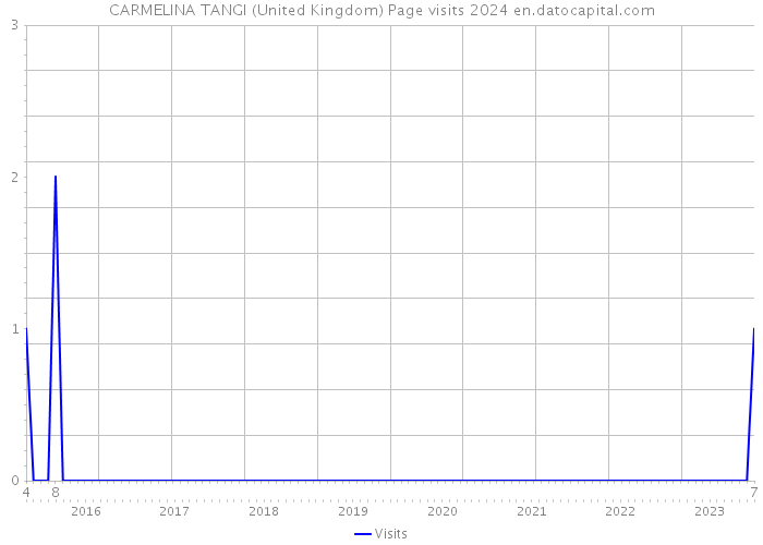 CARMELINA TANGI (United Kingdom) Page visits 2024 