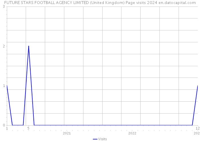 FUTURE STARS FOOTBALL AGENCY LIMITED (United Kingdom) Page visits 2024 