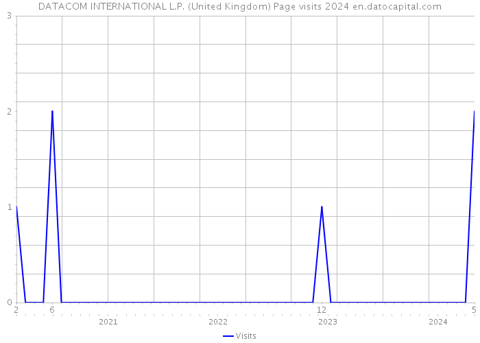 DATACOM INTERNATIONAL L.P. (United Kingdom) Page visits 2024 