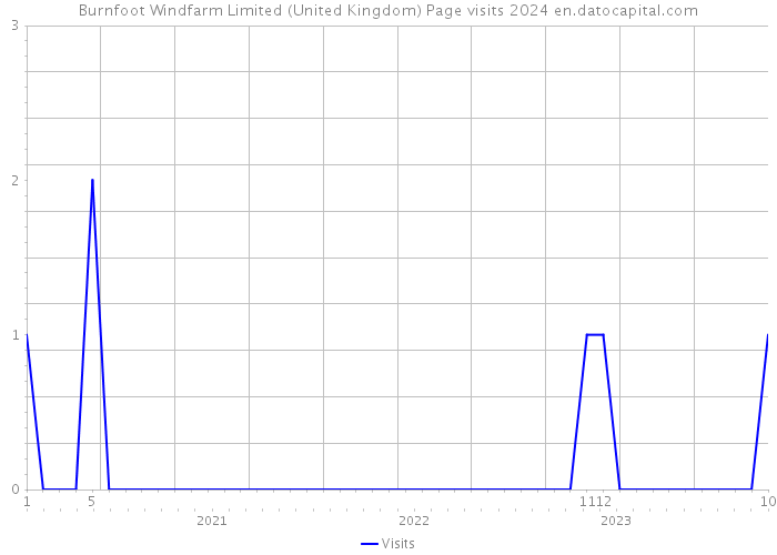 Burnfoot Windfarm Limited (United Kingdom) Page visits 2024 