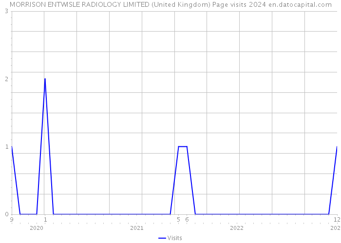 MORRISON ENTWISLE RADIOLOGY LIMITED (United Kingdom) Page visits 2024 