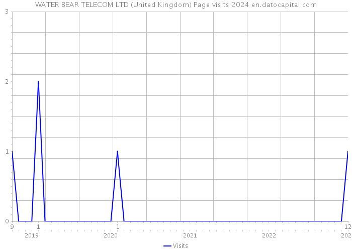WATER BEAR TELECOM LTD (United Kingdom) Page visits 2024 